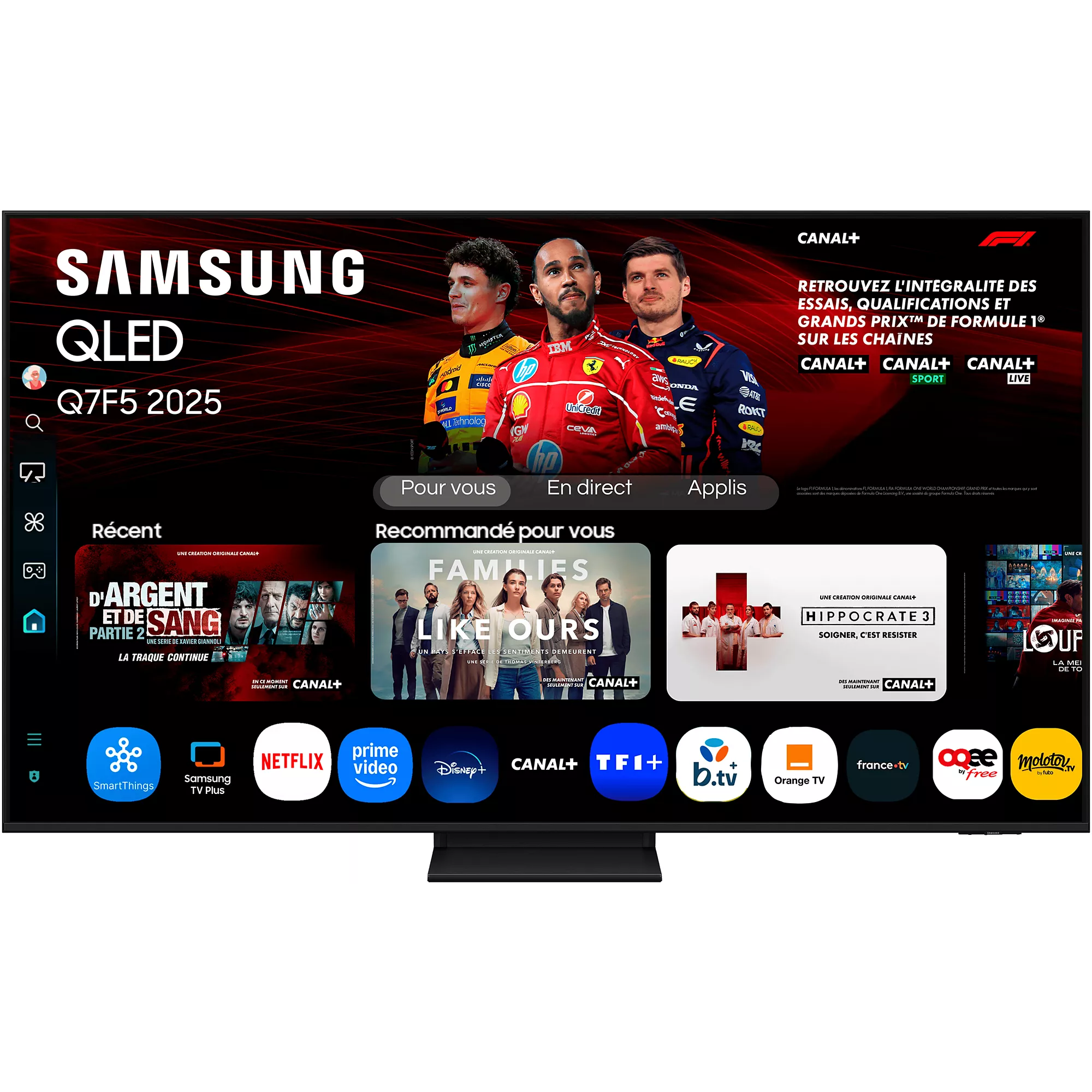 TV QLED Samsung TQ55Q7F5 4K AI SmartTV 2025
